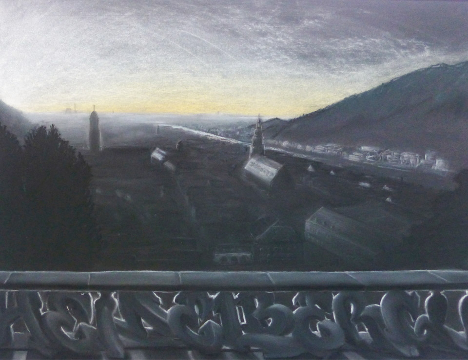 Heidelberg bei Sonnenuntergang (Vorschau)