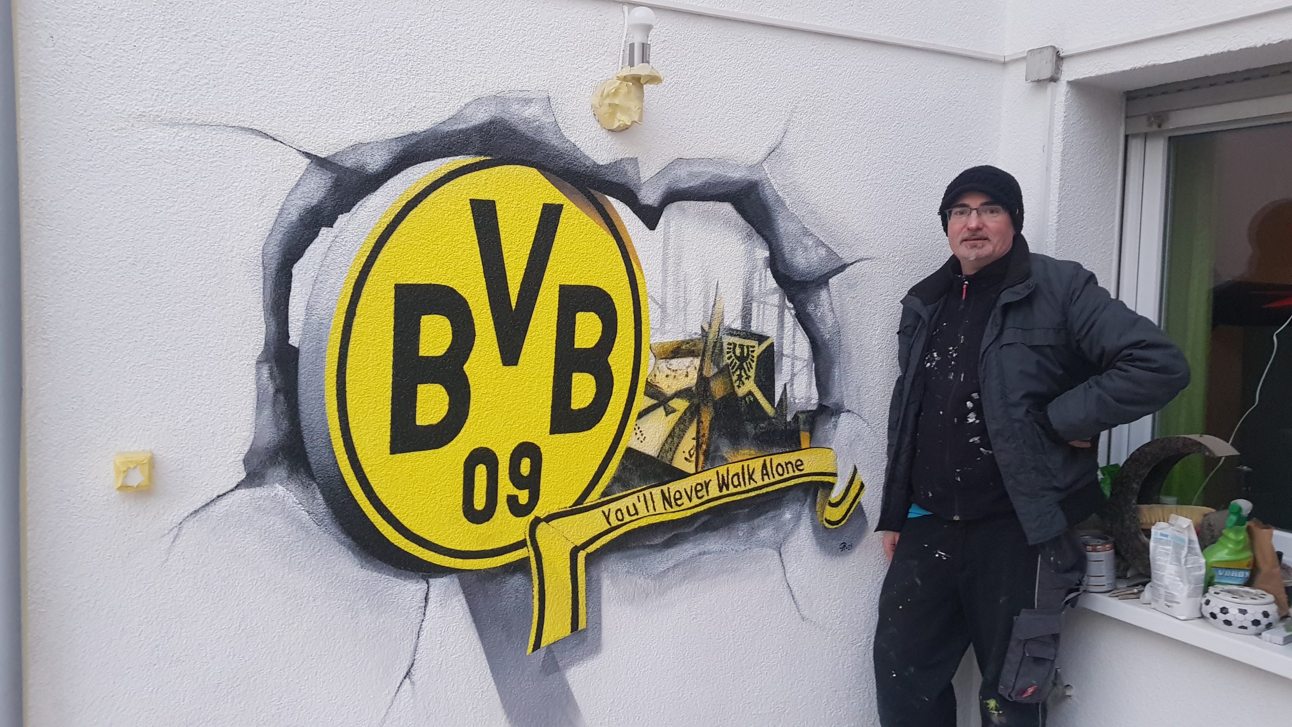 BVB Geburtstagsgraffiti